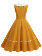 Load image into Gallery viewer, Navycore Style Sailor Collar 1950S Vintage Dress