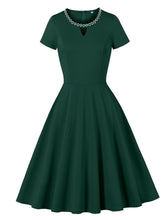 Load image into Gallery viewer, Vintage 1950s Dusty Pink Swing Dress