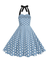 Load image into Gallery viewer, Kids Little Girls' Dress Halter Polka Dots Sleeveless Cotton 1950S Vintage Dress