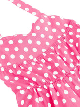 Load image into Gallery viewer, Kids Little Girls' Dress Bow Halter Polka Dots Sleeveless Cotton 1950S Vintage Dress