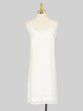 Load image into Gallery viewer, White Lapel Trench 1950S Vintage Organza Dress