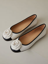 Load image into Gallery viewer, Women&#39;s Flat Heel Balletcore Round Toe Leather Vintage Shoes