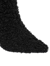 Load image into Gallery viewer, Black High Heel Pointed Toes Lambswool Retro Short Boots Shoes