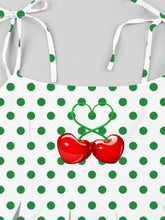 Load image into Gallery viewer, Sweet Love Polka Dots Print  Spaghetti Strap 1950s Vintage Swing Dress