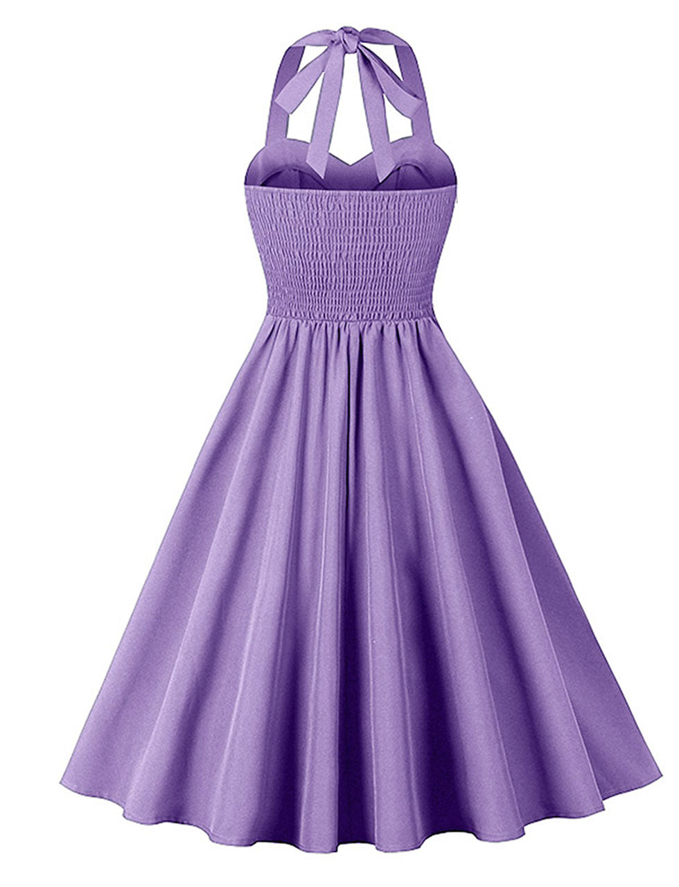 Purple Sweet Heart Halter Sleeveless 1950S Vintage Dress With Pockets Jolly Vintage Purple Sweet Heart Halter Sleeveless 1950S Vintage Dress With Pockets Jolly Vintage