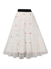 Load image into Gallery viewer, 1950S Daisy High Wasit Pleated Swing Vintage Skirt