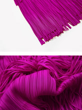 Load image into Gallery viewer, 2PS Black Ruffles Retro Short Sleeve T Shirt With Fringe Skirt Suits