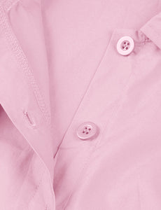 Solid Color 1950S Vintage Swing Shirt Dress