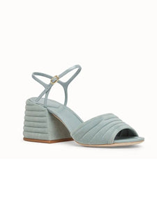 Women's Open Toe Strap Chunky Heel  Sandals Leather Vintage Shoes
