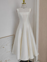 Load image into Gallery viewer, Rose Satin Sleeveless Classic 1950S Vintage Sweet Party Dress