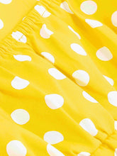 Load image into Gallery viewer, Kids Little Girls' Dress Bow Halter Polka Dots Sleeveless Cotton 1950S Vintage Dress