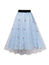 Load image into Gallery viewer, 1950S Daisy High Wasit Pleated Swing Vintage Skirt