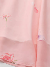 Load image into Gallery viewer, Women's Purple Off-Shoulder Chiffon Dress with Ruffle Trim and Side Slit