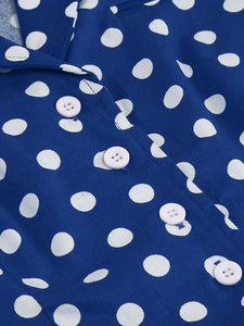 Polka Dots 1950S Vintage Shirt Swing Dress