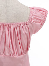 Load image into Gallery viewer, Regencycore 1950s Puff-Sleeve Ruched Top