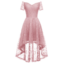 Load image into Gallery viewer, Autumn Lace Off Shoulder 50s Party Dress