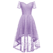 Load image into Gallery viewer, Autumn Lace Off Shoulder 50s Party Dress