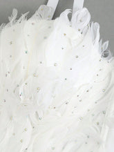 Load image into Gallery viewer, Feather Crystal Rhinestone Corset Top