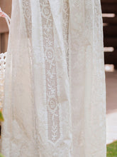 Load image into Gallery viewer, 1950S White V Neck Lace Long Sleeve Swing Dress