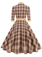 Load image into Gallery viewer, Yellow Plaid Vintage Dress With Pockets Inspired by Clueless Cher Horowitz
