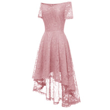 Load image into Gallery viewer, Autumn Lace Off Shoulder 50s Party Dress