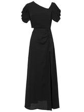 Load image into Gallery viewer, 1960S Asymmetric Neck Waist Cutout Slit Party Sexy Dress