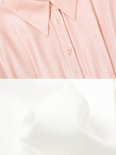 Load image into Gallery viewer, Pink 1950S Vintage Classic Fake Two Piece  Irregular Hem Vintage Dress