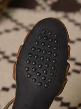 Load image into Gallery viewer, Women&#39;s Flats Sandals Piont Toe Hollow Belt Leather Vintage Shoes
