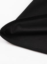 Load image into Gallery viewer, Black Crew Neck Semi-Sheer 1950S Vintage Dress