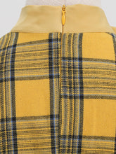 Load image into Gallery viewer, Big BowKnot Plaid 3/4 Sleeve 1950S Vintage Dress With Pockets Inspired by Clueless Cher Horowitz