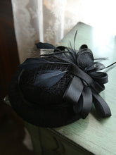 Load image into Gallery viewer, Big Bow Tulle Vintage Lace 1950S Hat