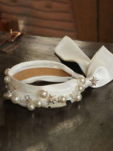 Load image into Gallery viewer, Vintage Pearl Hair Wedding Headband Hair Jewelry for Women