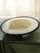 Load image into Gallery viewer, White And Black Big Bow  Audrey Hepburn Same Style 1950S Hat