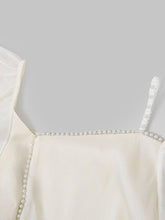 Load image into Gallery viewer, Apricot Ruffled PearlFairy Dress Light Luxury 1950S dress