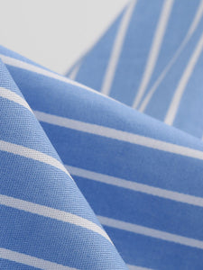 Stripe Square Collar 1950S Dress With Pockets