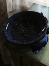 Load image into Gallery viewer, Big Bow Long Tulle Vintage Lace 1950S Hat