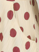 Load image into Gallery viewer, Big BowKnot Polka Dots Puff Long Sleeve Audrey Hepburn Style 1950S Vintage Dress