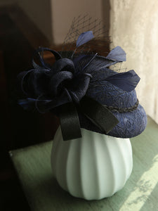 Big Bow Tulle Vintage Lace 1950S Hat
