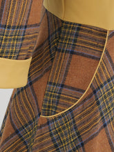 Load image into Gallery viewer, Big BowKnot Plaid 3/4 Sleeve 1950S Vintage Dress With Pockets Inspired by Clueless Cher Horowitz