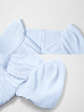 Load image into Gallery viewer, Puff Sleeve Cross Audrey Hepburn Dress SpiltVintage 1950S Dress