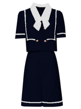 Load image into Gallery viewer, 2PS 1940S Vintage Classic Top And Pant Set