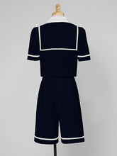 Load image into Gallery viewer, 2PS 1940S Vintage Classic Top And Pant Set