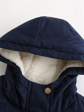 Load image into Gallery viewer, Women&#39;s Parka Coat Street Daily Winter Plush Long Coat Solid Color Oversized Fur Warm Coat