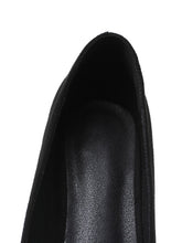 Load image into Gallery viewer, Chunky Heel  Square Toe Suede Vintage Shoes