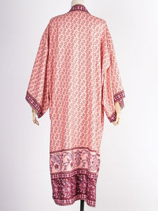 Boho Dress Bikini Cover Up Long Kimono Beach Dress For Women