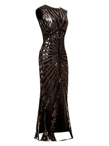 1920S Sequin Gatsby Maxi Dress