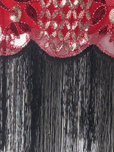 Load image into Gallery viewer, 4 Color 1920S Sequined Fringe Flapper Dress