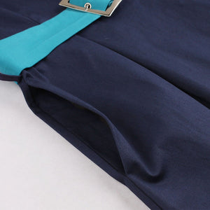 Cotton With Pocket A Line 50S Dress