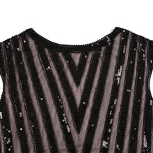 Load image into Gallery viewer, 1920S Sequin Gatsby Maxi Dress