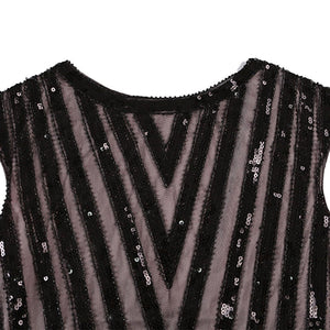 1920S Sequin Gatsby Maxi Dress